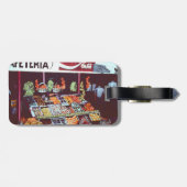 Modern Face on a Timeless Commerce, Jericho Luggage Tag (Back Horizontal)