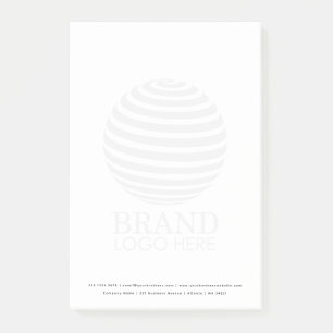 Modern Faded Business Logo Professional Post-it Notes