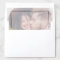 Modern Faded Photo Romantic Wedding Invitation