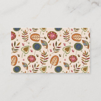 Modern Fall Business Card
