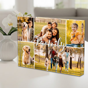 Modern Family 5 Photo Collage Script Heart