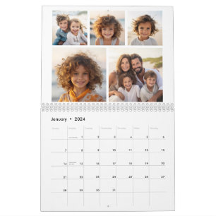 Modern Family 60 Photo - 5 Per Month - Custom Calendar