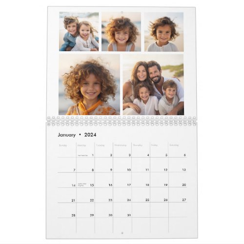 Modern Family 60 Photo _ 5 Per Month _ Custom Calendar