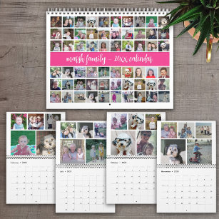 Modern Family 60 Photo - Hot Pink Custom Calendar