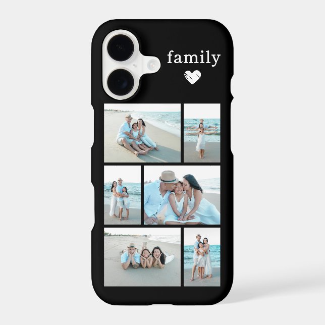 Modern Family 6 Photo Black Case-Mate iPhone Case (Back)