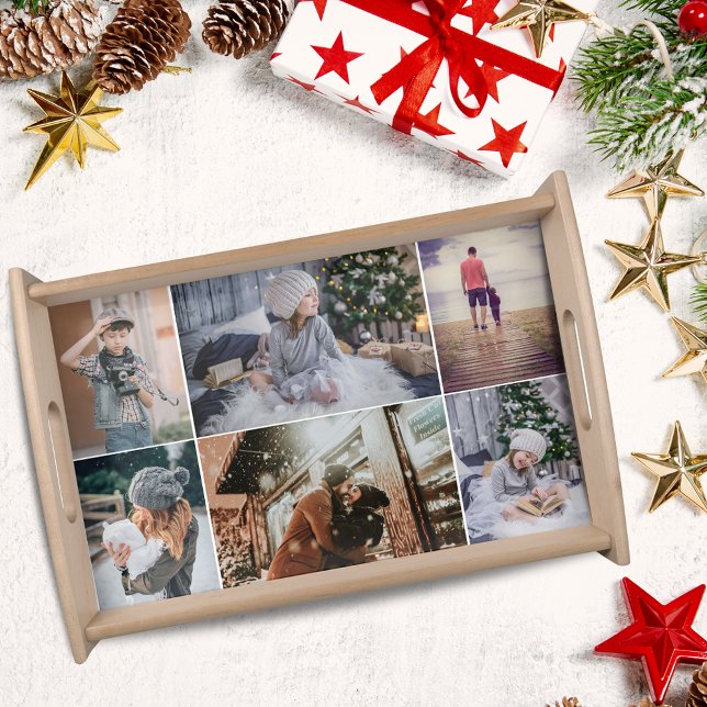 Modern Family 6 Photo Collage Keepsake Serving Tray (Creator Uploaded)