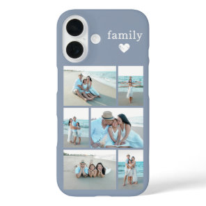 Modern Family 6 Photo Dusty Blue iPhone 16 Case