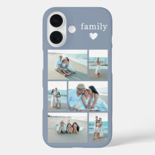 Modern Family 6 Photo Dusty Blue iPhone 16 Case
