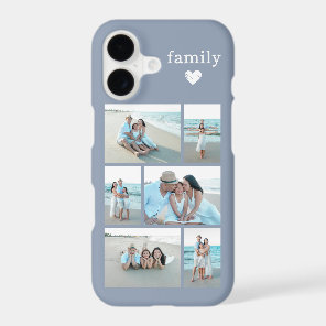 Modern Family 6 Photo Dusty Blue iPhone 17 Case