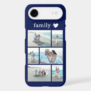 Modern Family 6 Photo Navy Blue iPhone 17 Air Case