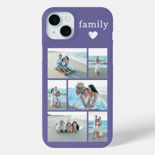 Modern Family 6 Photo Purple iPhone 15 Plus Case