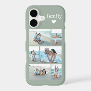 Modern Family 6 Photo Sage Green iPhone 17 Case