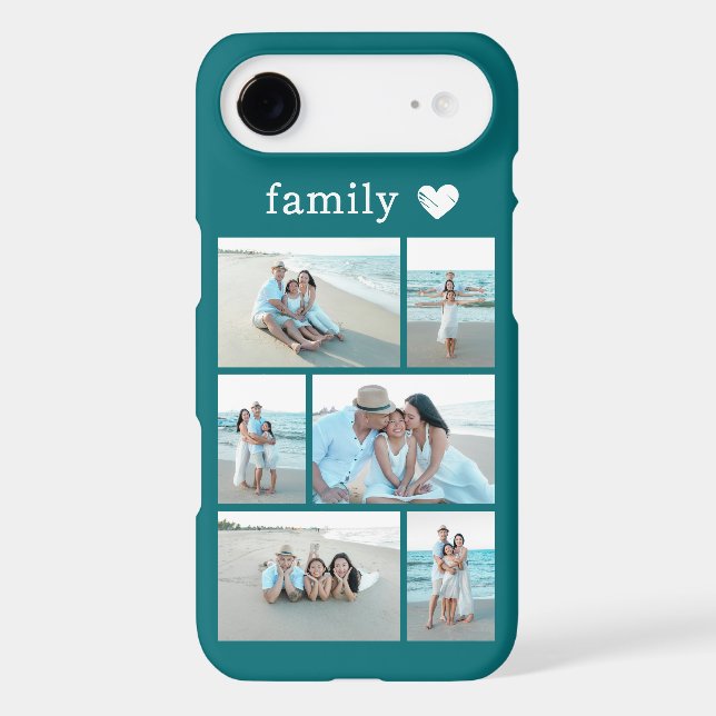 Modern Family 6 Photo Teal Case-Mate iPhone Case (Back)
