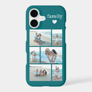 Modern Family 6 Photo Teal iPhone 17 Case
