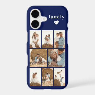 Modern Family 8 Photo Navy Blue iPhone 17 Case