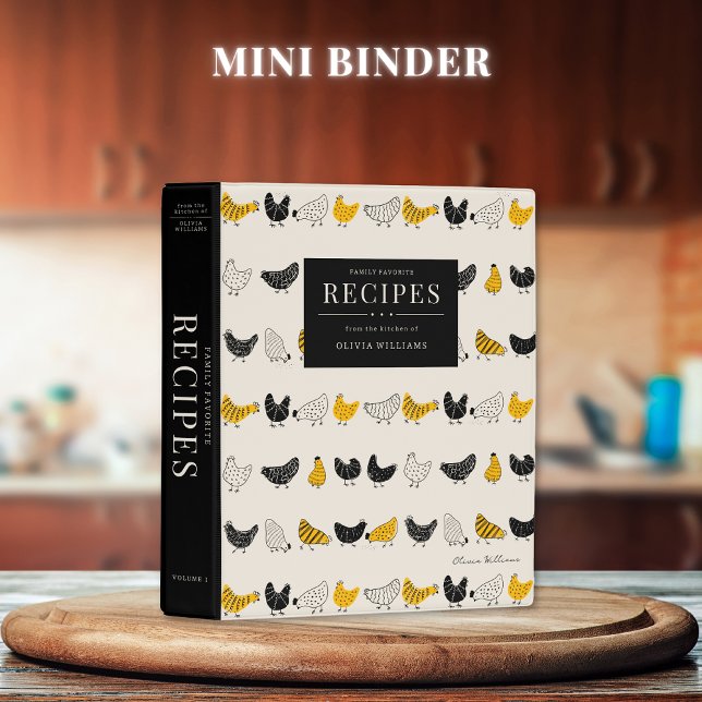 Modern Family Chicken Photo Recipe Mini Binder (Creator Uploaded)