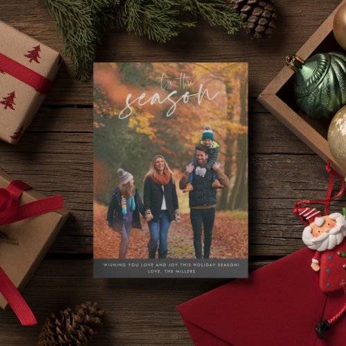 Modern Family Christmas Photo Holiday Card