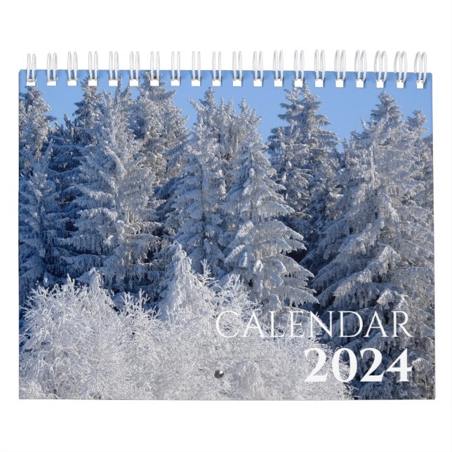 Modern Family Collage Photo 2024 Calendar (Cover)