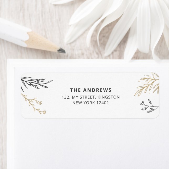 Modern Family Collage Photo Christmas Typography Label (Insitu)