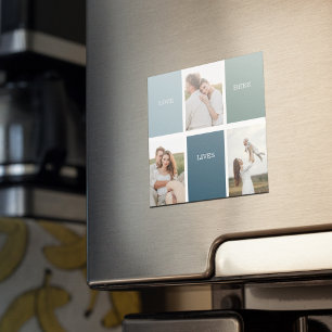 Modern Family Collage Photo Love Live Here Magnet