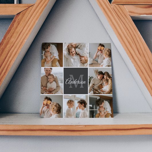 Modern Family Collage Photo & Personalized Gift