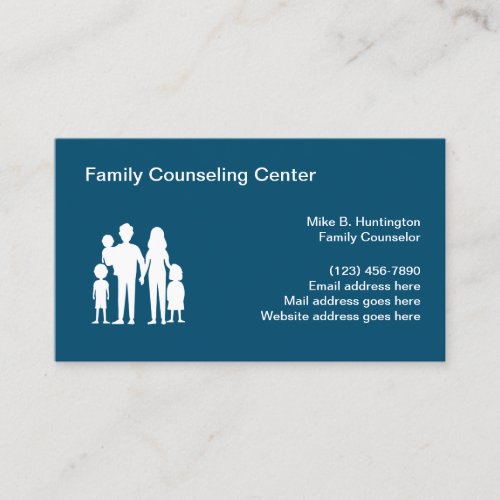 Modern Family Counseling Services Business Card