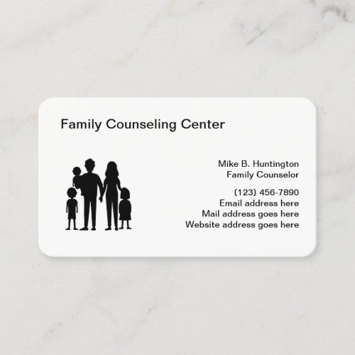 Modern Family Counseling Services Business Cards
