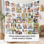 Modern Family Custom 36 Photos Collage Birthday Fleece Blanket<br><div class="desc">Cozy Memories Photo Collage Blanket Wrap yourself in warmth and cherished memories with our Cozy Memories Photo Collage Blanket. This beautifully crafted blanket is designed to showcase 36 of your favorite photos, making it the perfect personalized keepsake for any occasion. Key Features Modern and Simple Design: Our blanket features a...</div>