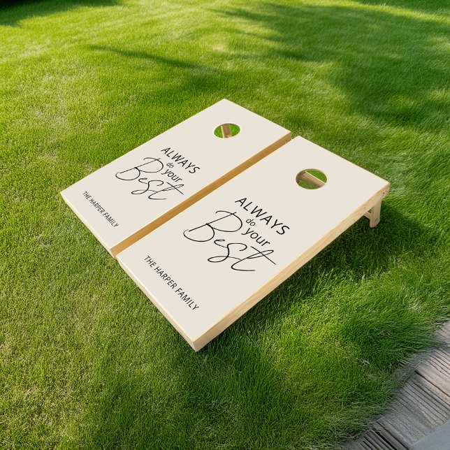 Modern Family Name Cornhole Set (Creator Uploaded)