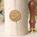 Modern Family Name Merry Christmas Script Holiday Wax Seal Stamp<br><div class="desc">Modern Merry Christmas Script Family Name Text Holiday Wax Seal Stamp.</div>