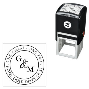 Modern Family Name Self-inking Stamp