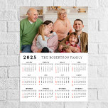 Modern family photo 2025 calendar poster<br><div class="desc">Modern family photo 2025 calendar poster. Add your photo and create perfect calendar poster!</div>