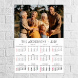 Modern family photo 2025 calendar poster<br><div class="desc">Modern family photo 2025 calendar poster. Add your photo and create perfect calendar poster!</div>