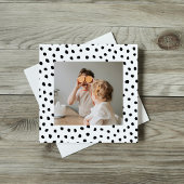 Modern Family Photo & Black Dots Beauty Gift
