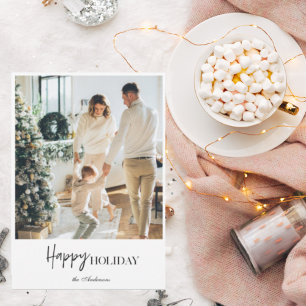 Modern Family Photo Happy Holiday