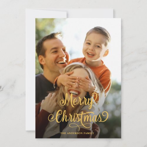 Modern Family  photo Merry Christmas Script Holida Holiday Card