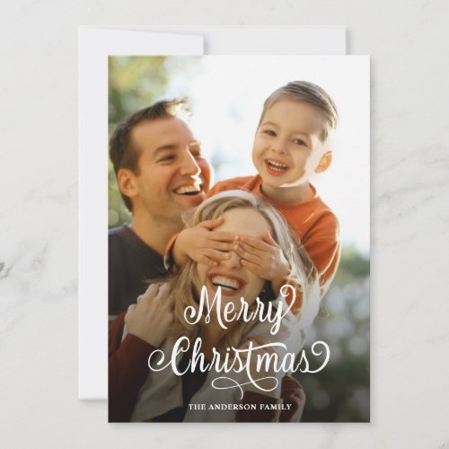 Modern Family  photo Merry Christmas Script Holida Holiday Card