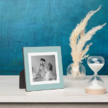 Modern  Family Photo Mint Simple Lovely Gift Plaque<br><div class="desc">Modern  Family Photo Mint Simple Lovely Gift</div>