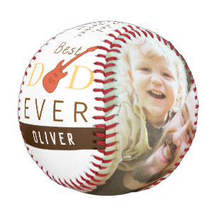 Modern Family Photo Name Best Dad Ever Fathers Day Baseball