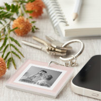 Modern  Family Photo Pastel Pink Simple Gift