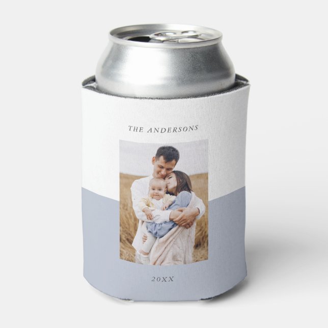 Modern Family Photo Personalized Can Cooler (Can Front)