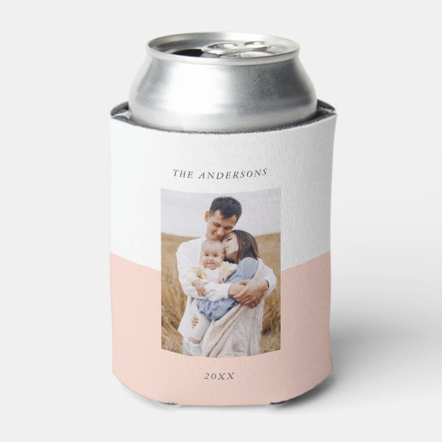 Modern Family Photo Personalized Can Cooler (Can Front)