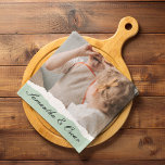 Modern Family Photo & Personalized Name Mint Gift Kitchen Towel<br><div class="desc">Introducing the Modern Family Photo & Personalized Name Mint Gift! This unique and thoughtful gift is designed to celebrate and cherish your family's special moments.Give the gift of cherished memories and personalized sweetness with the Modern Family Photo & Personalized Name Mint Gift. It's a meaningful and delightful way to celebrate...</div>