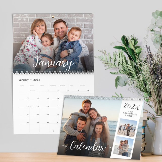 Modern Family Photos Script Overlay 2026 Calendar (Creator Uploaded)