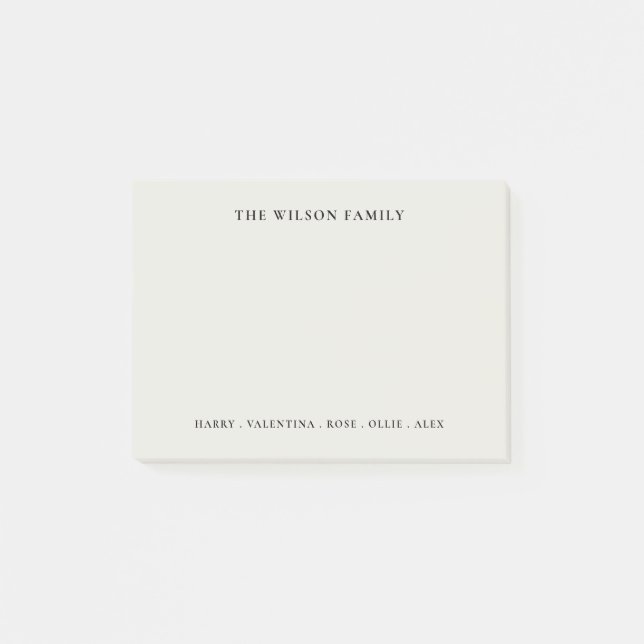Modern Family Post-it Notes (Front)