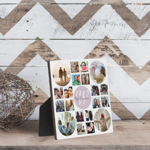 Modern Family Reunion 20 Photo Collage Plaque