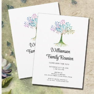 Modern Family Reunion Invitation