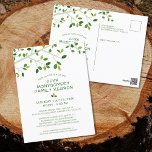 Modern Family Reunion Tree Invitation Postcard<br><div class="desc">Budget-friendly postcard invitations for a family reunion or family gathering event featuring a family tree design in green. All text is editable to change accordingly for your type of event. The main invitation information is duplicated on both sides. ASSISTANCE: For help with design modification or personalization, color change, resizing, transferring...</div>
