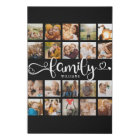 Modern Family Script 20 Photo Collage Chic Black