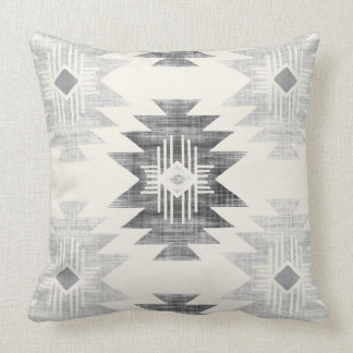Modern Farmhouse Aztec Throw Pillow